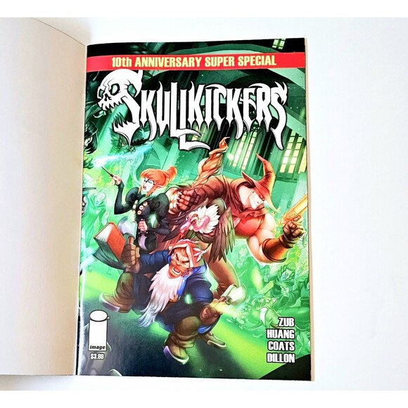 SKULLKICKERS SUPER SPECIAL #1 ONE SHOT FINAL FANTASY NES VIDEO GAME HOMAGE 2022 - Picture 4 of 7